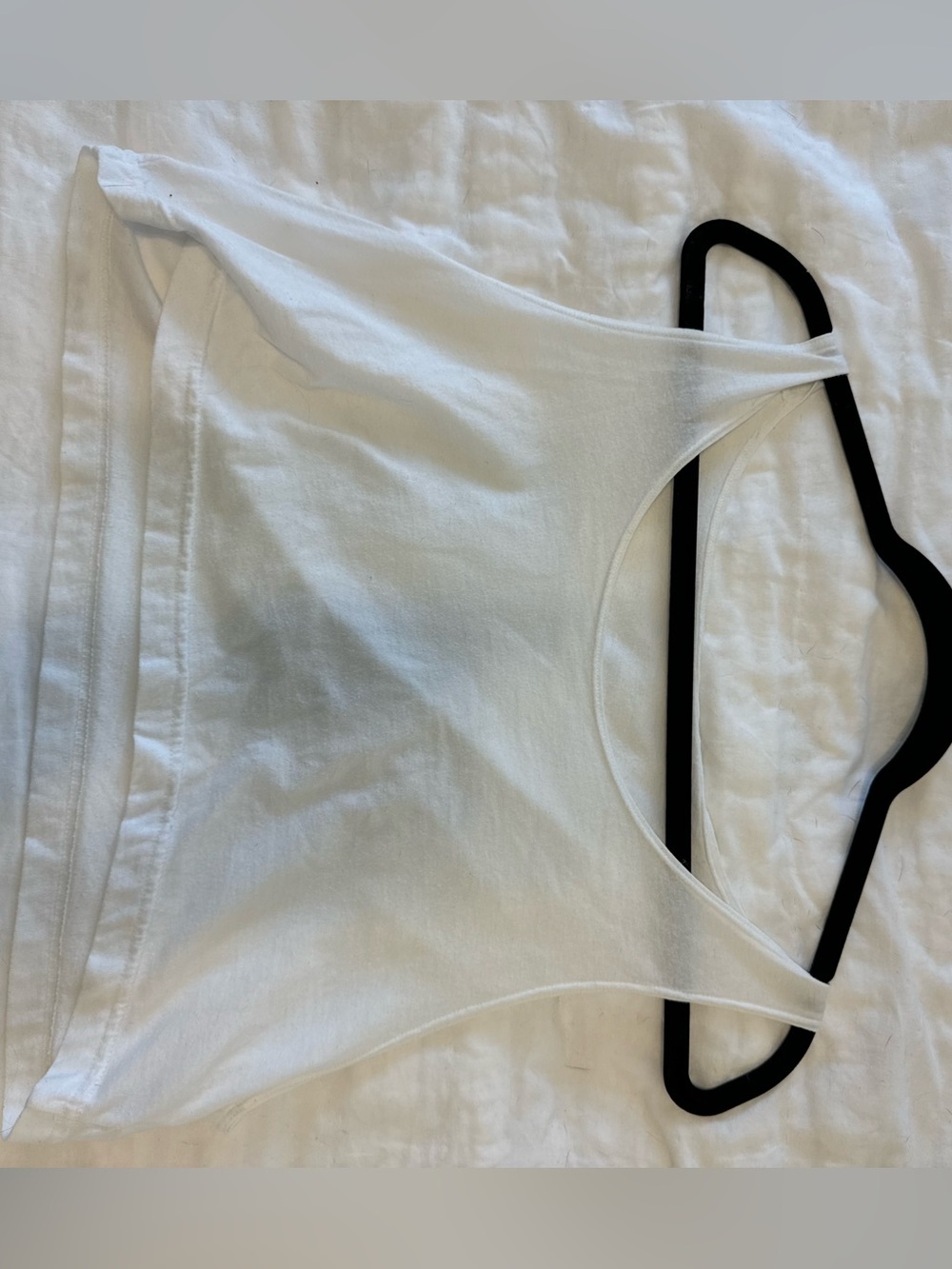 American Apparel White Bandeau Tank Top